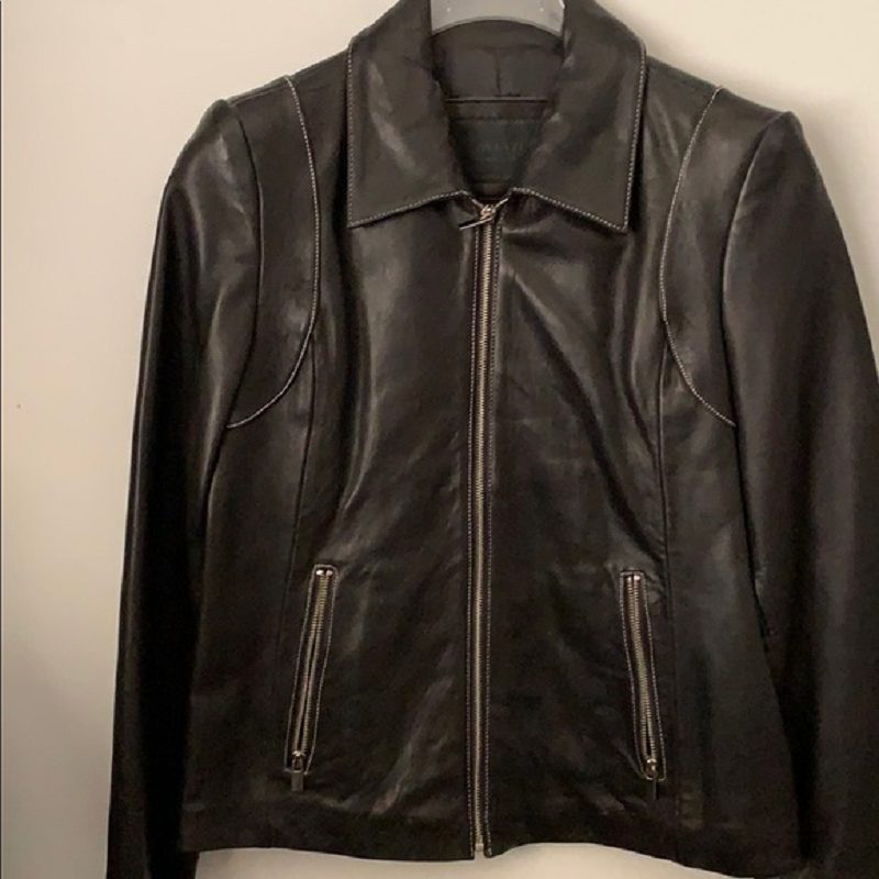 Avanti Black New York Leather Jacket - Sheepskin Jacket
